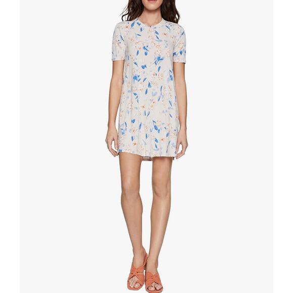 BcbGeneration Spring Floral short Sleeve Dress Size S Small NWT Multicolor - Picture 1 of 9
